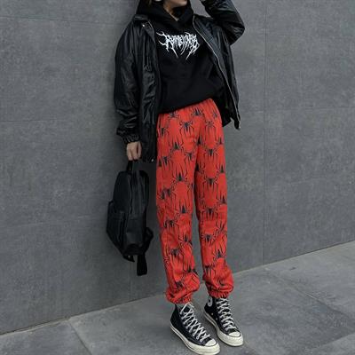 Kırmızı Spider Vectorel Erkek Eşofman