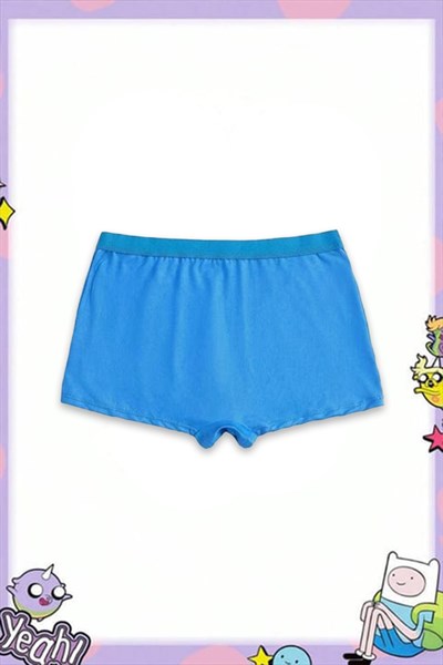 Mavi Adventure Time Finn Y2K Mini Şort