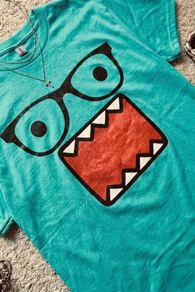 Mavi Domo Kun Harajuku Y2K Unisex T-Shirt