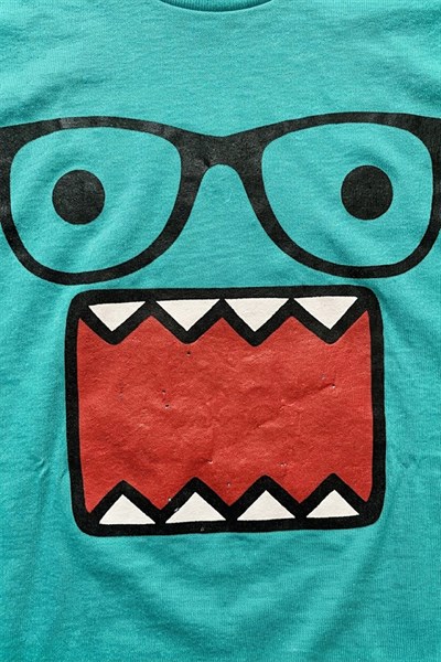 Mavi Domo Kun Harajuku Y2K Unisex T-Shirt