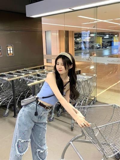 Mavi Jean Heart Vintage Baggy Kot Pantolon