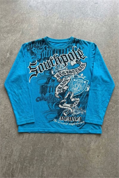 Mavi Southpole Gotik Y2K Unisex Sweathsirt