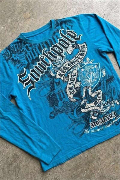 Mavi Southpole Gotik Y2K Unisex Sweathsirt