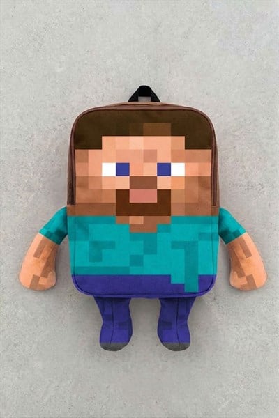 Minecraft Steve Sırt Çantası