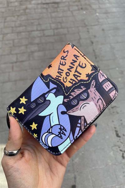 Mordecai ve Rigby Cool Boys Kadın Kısa Cüzdan