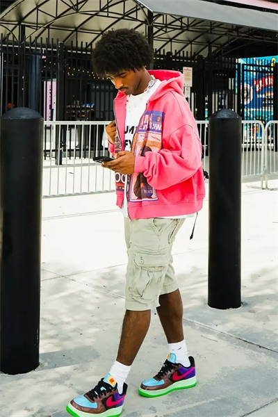 Pembe In Versailles Harajuku Y2K Unisex Kapüşonlu Unsiex Hırka