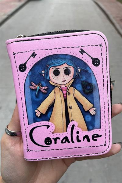 Pembe Koralin(Coraline)  ve Gizli Dünya Kısa Cüzdan