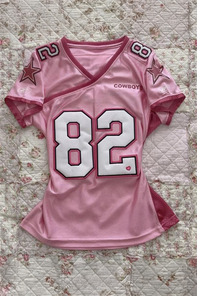 Pembe Pembe Dallas Cowboys 82 Jason Witten NFL Forma