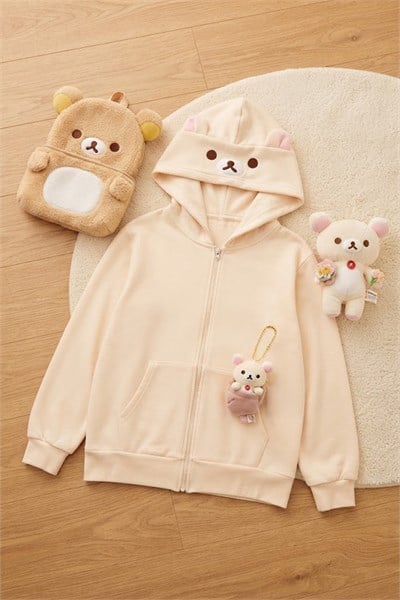 Pudra Rilakkuma Kawai Y2K Unisex Hırka