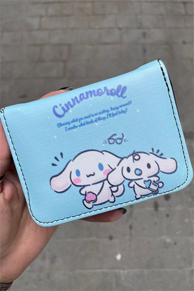 Sanrio Series: Cinnamoroll Friends With Shopping Kısa cüzdan