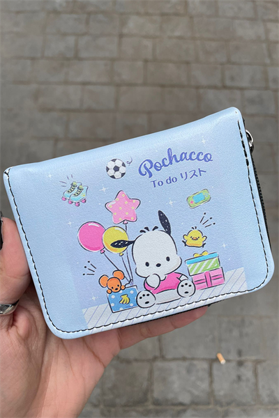 Sanrio Series: Pochacco Friends With Shopping Kısa cüzdan