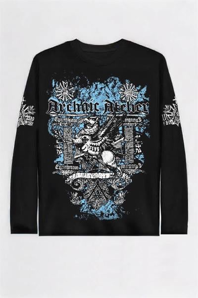Siyah Archaic Atelier Y2K Unisex Sweatshirt