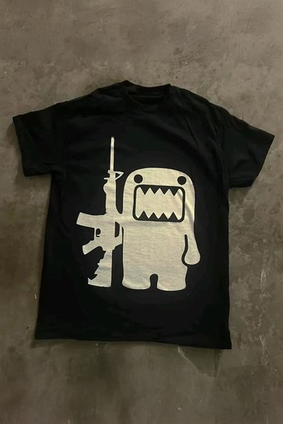 Siyah Domo Kun Gun Y2K Unisex T-Shirt