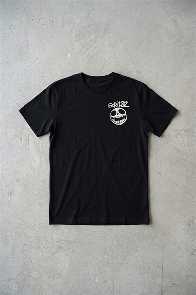 Siyah Gorilaz Unisex Y2K T-Shirt