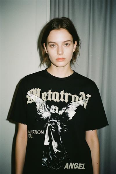 Siyah Metatron Angel Grunge Y2K Unisex T-shirt