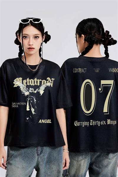 Siyah Metatron Angel Unisex T-shirt