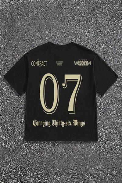 Siyah Metatron Angel Unisex T-shirt