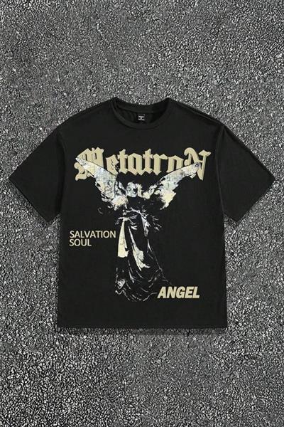 Siyah Metatron Angel Unisex T-shirt