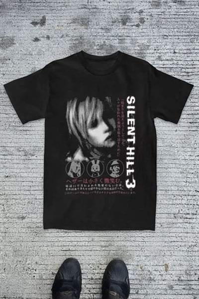 Siyah Silent Hill 3 Heather Mason Unisex T-shirt