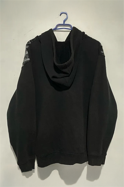 Siyah South Pole Gotik Wing Y2K Unsiex Kapüşonlu Hırka