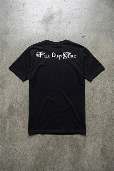 Siyah Three Days Grace One-X Unisex Y2K T-Shirt