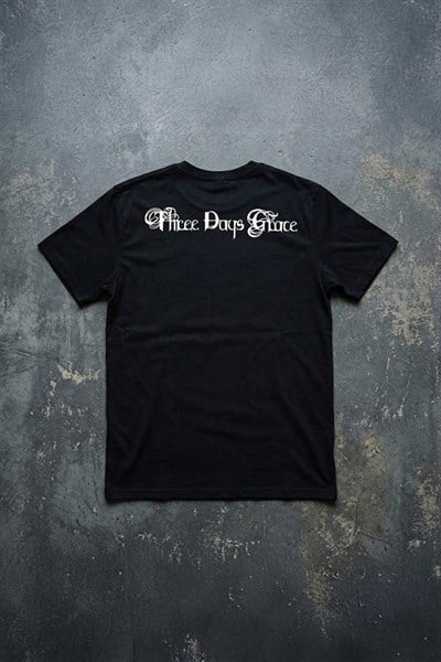 Siyah Three Days  Grace Unisex Y2K T-Shirt
