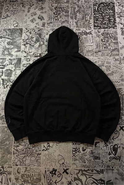 Siyah Yeşil Pençe Streerwaer Unisex Hırka