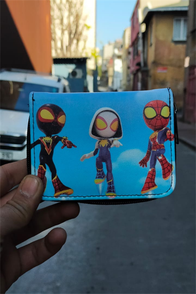 Spidey Amazing Friends Miles & Gwen & Spider Kısa Cüzdan