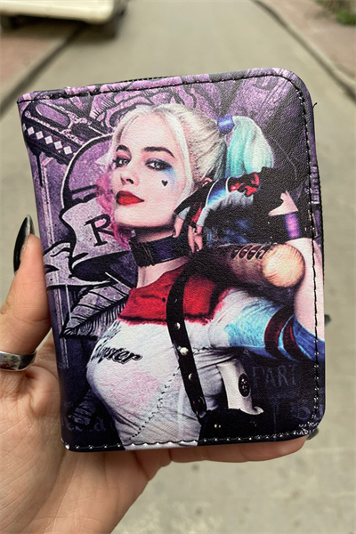Suicide Squad Harley Quinn Poster Kısa Cüzdan