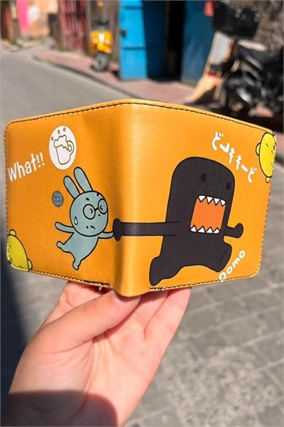 Turuncu What Domo Kun Erkek Cüzdan