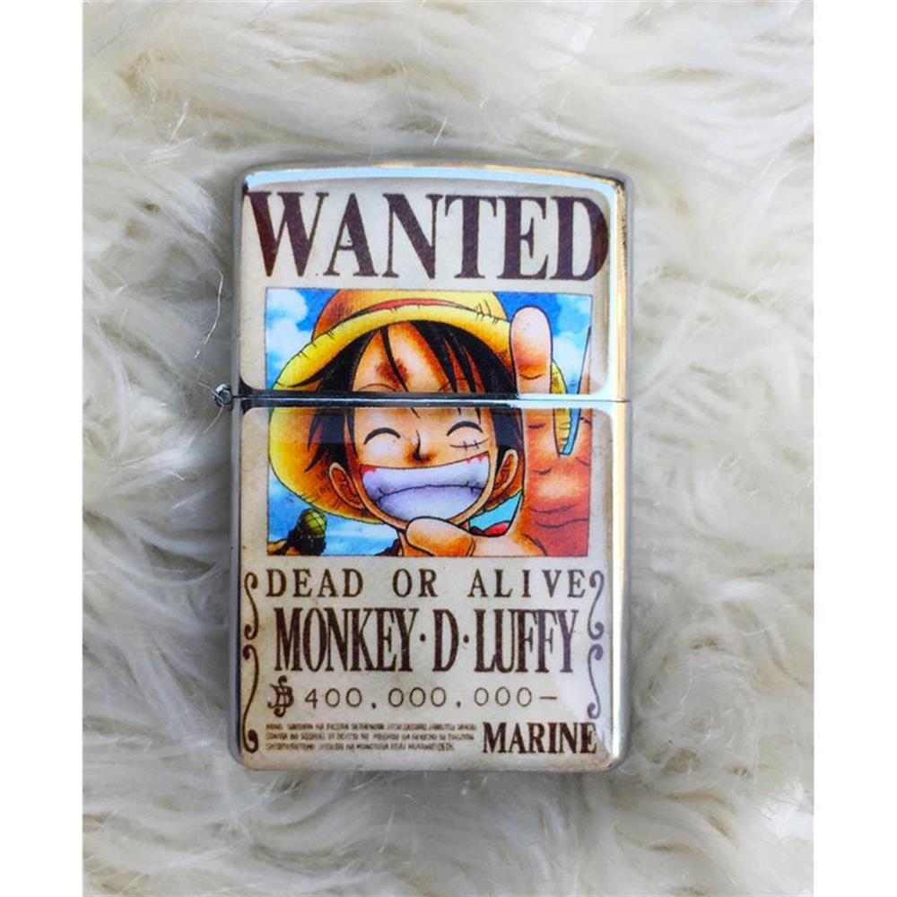 Anime One Piece - Wanted Monkey.D.Luffy Çakmak