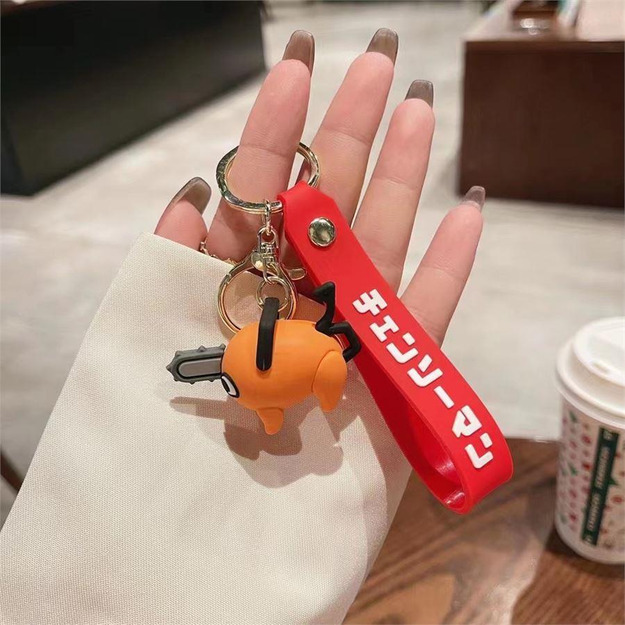 Anime Chainsaw Man - Pochita Mini Figür Silikon Anahtarlık