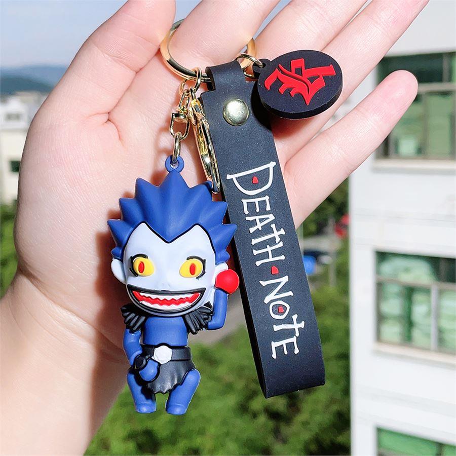 Anime Death Note - Ryuk And Red Apple Silikon Anahtarlık