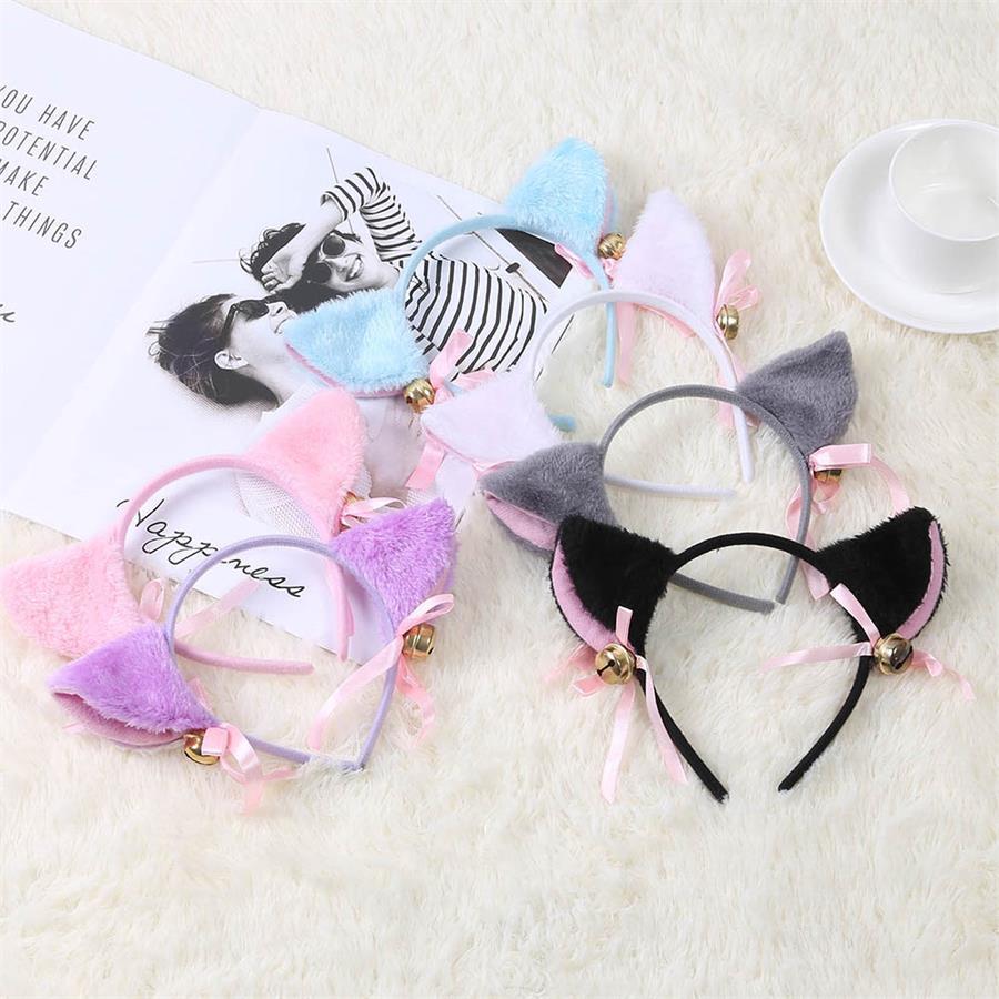 Cosplay Anime Kedi Kulaklı Peluş Taç