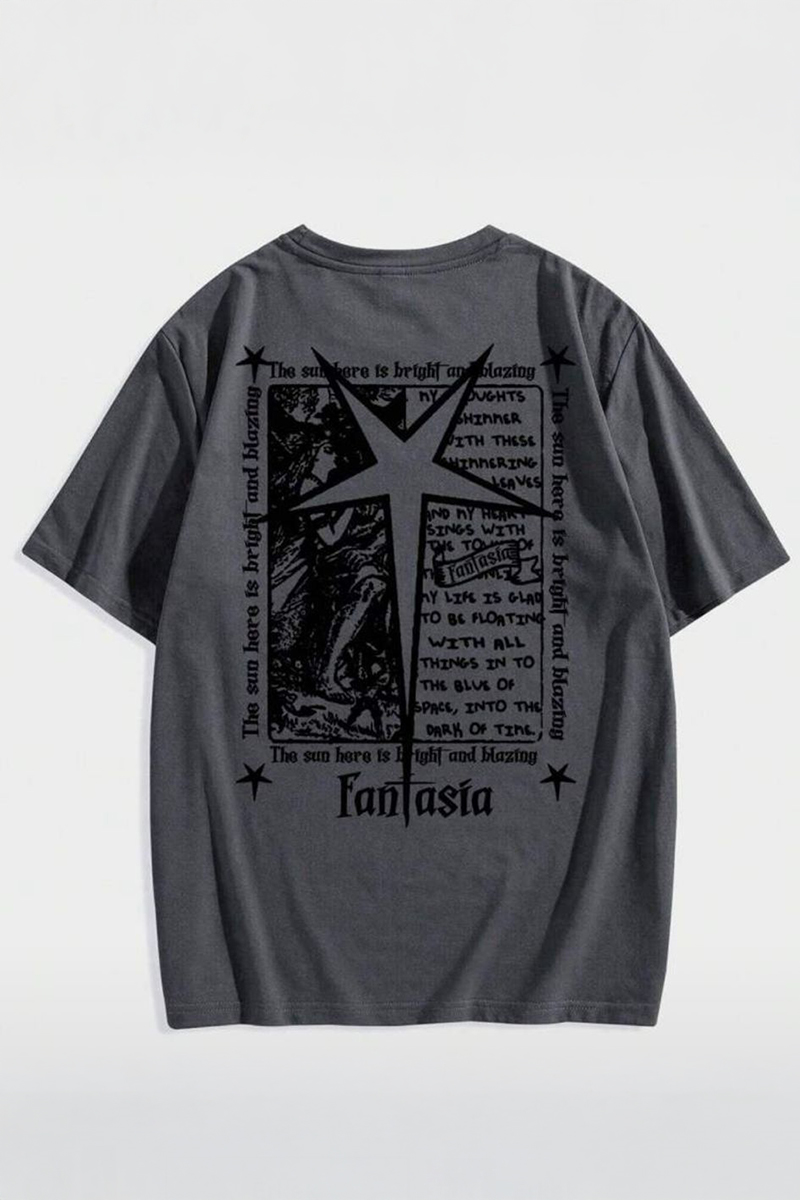 Antrasit Fantasia Grunge Y2K Unisex T-Shirt