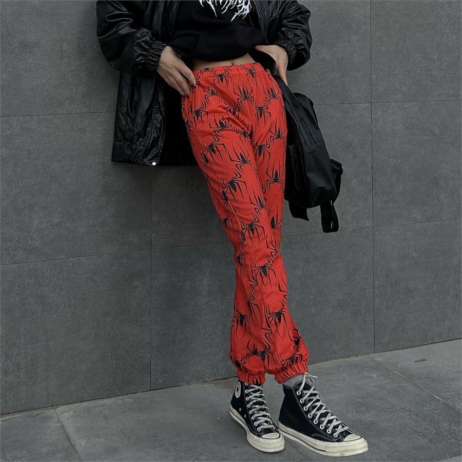 Kırmızı Spider Vectorel Kadın Eşofman