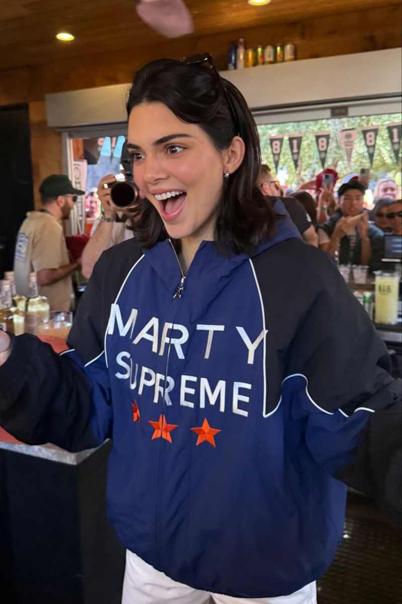 Lacivert Marty Supreme A24 Retro Vintage Unisex Ceket