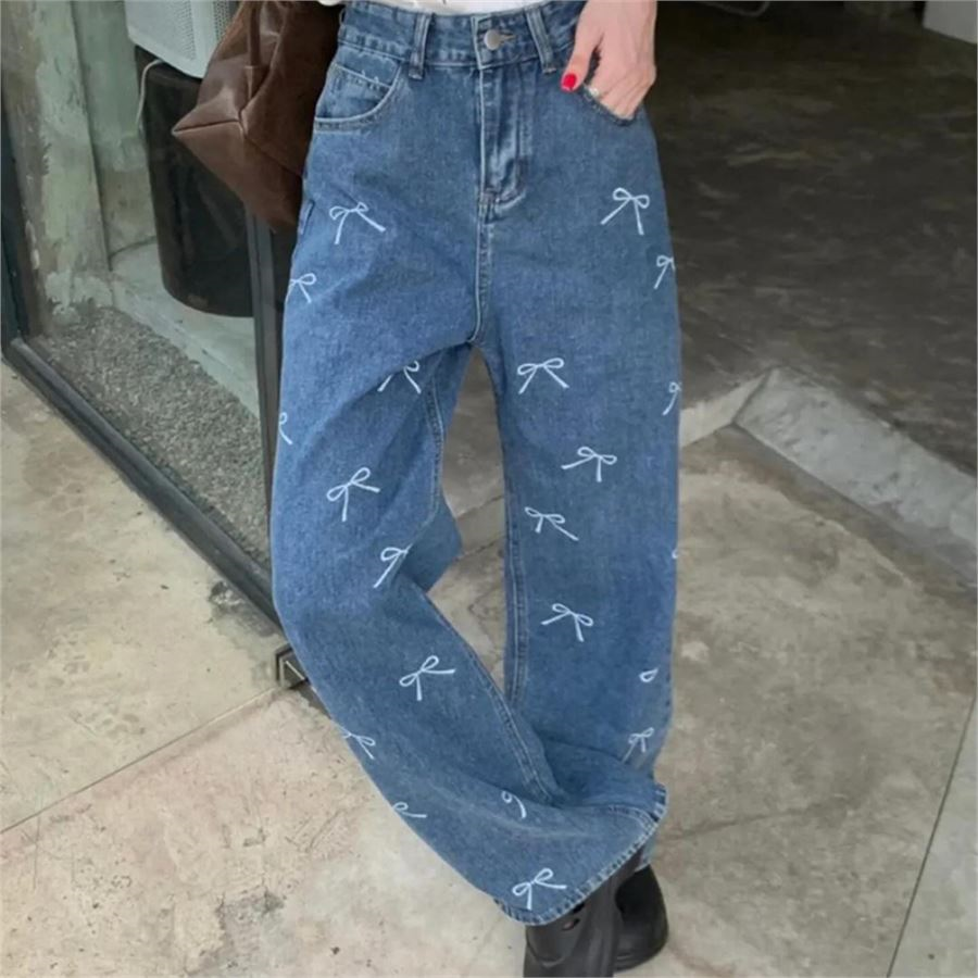 Mavi Jean Fiyonk Collage Baggy Kot Pantolon