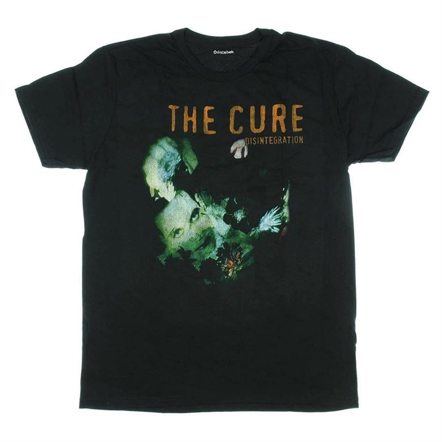 T-Shirt The Cure Disintegration Uomo - Nero, Taglia S, 100% Cotone, Vestibilità Regular