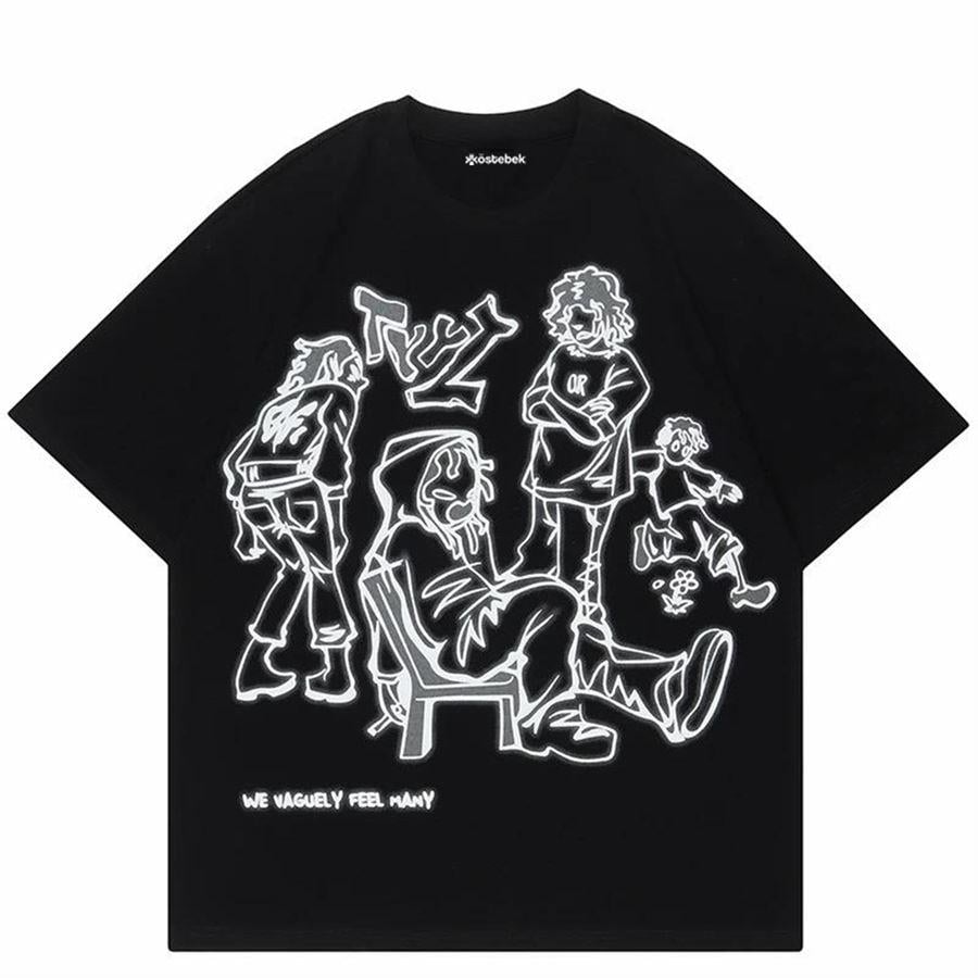 Siyah We Vaguely Feel Many (Unisex) TShirt