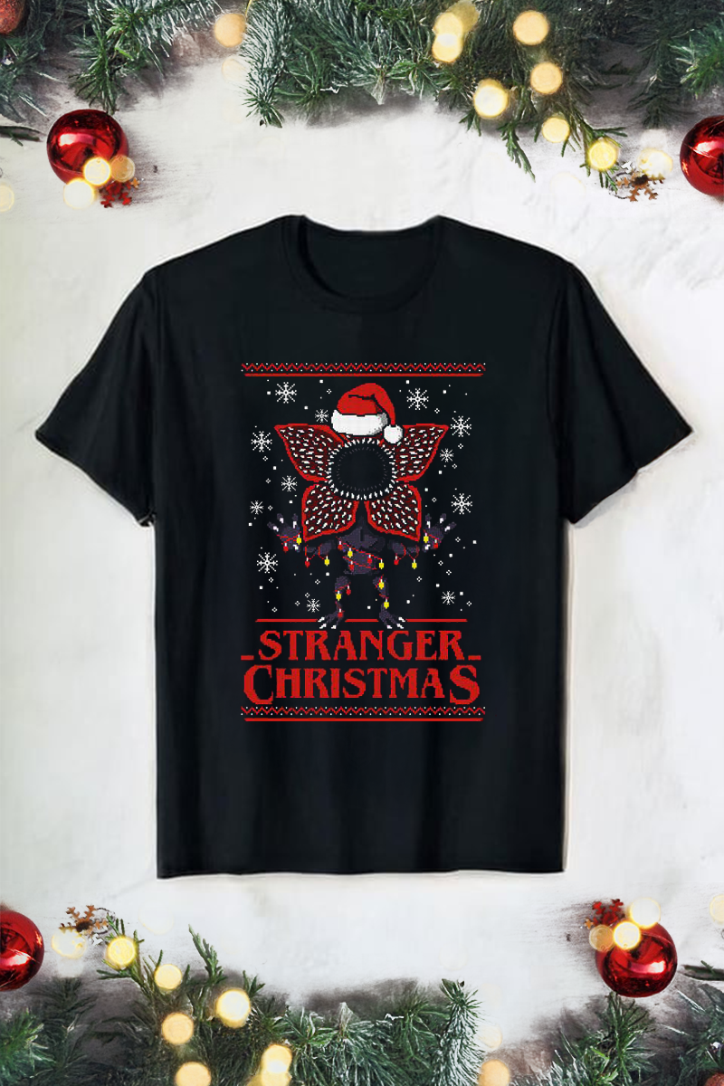 Stranger Things Stranger Crhistmas Noel Oversize Unisex T-Shirt 