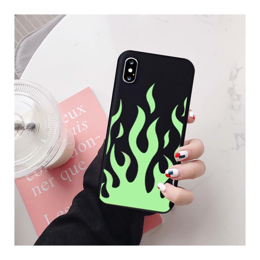 Yeşil Thrasher Siyah Iphone Telefon Kılıfları
