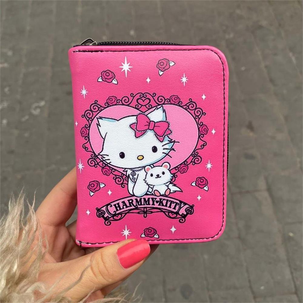 Hello Kitty - Charmmy Kitty Kısa Cüzdan