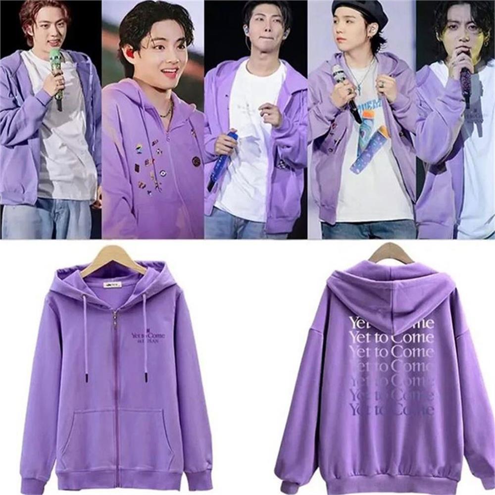 BTS Yet to Come in BUSANフーディ Lサイズ K-POP BTS 'Yet To Come' Busan Kapüşonlu Sweatshirt