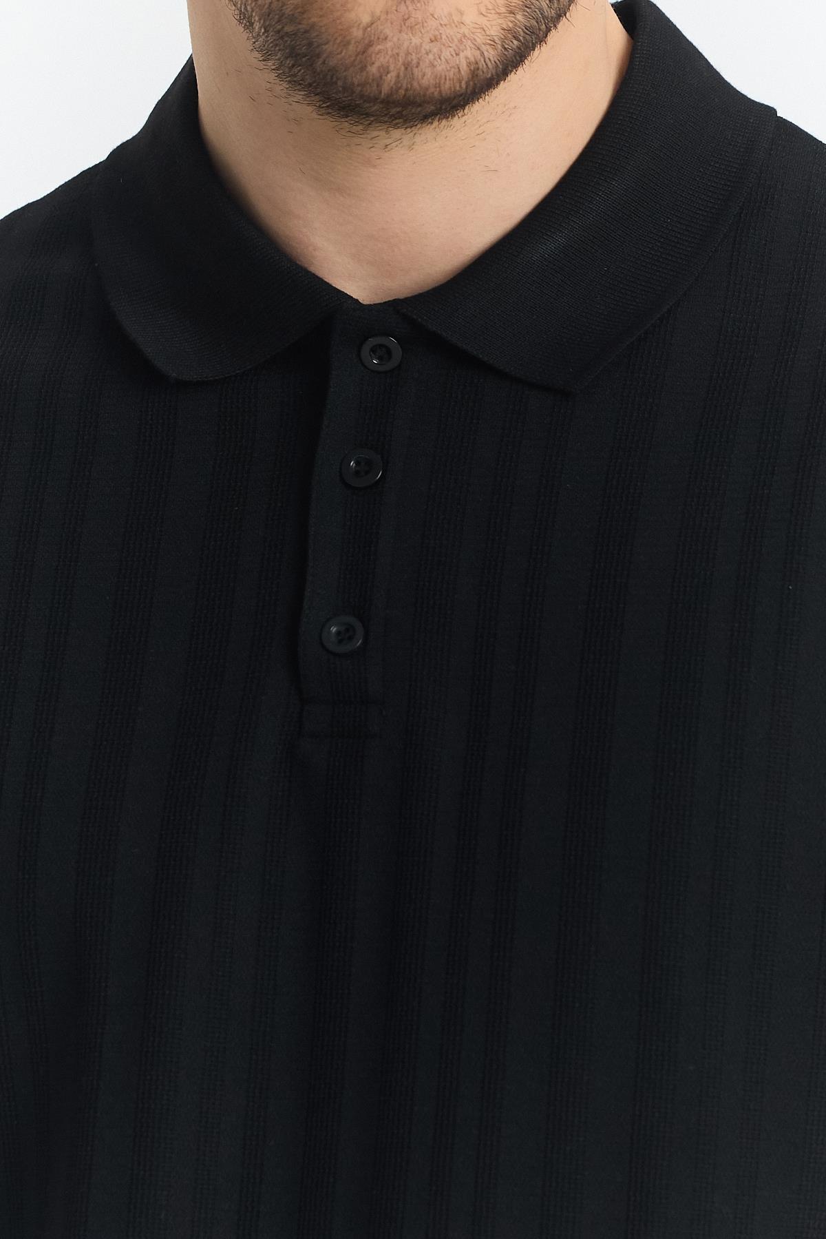 Penop Monokrom Dokulu Tshirt Siyah Penop Monokrom Dokulu Tshirt Siyah