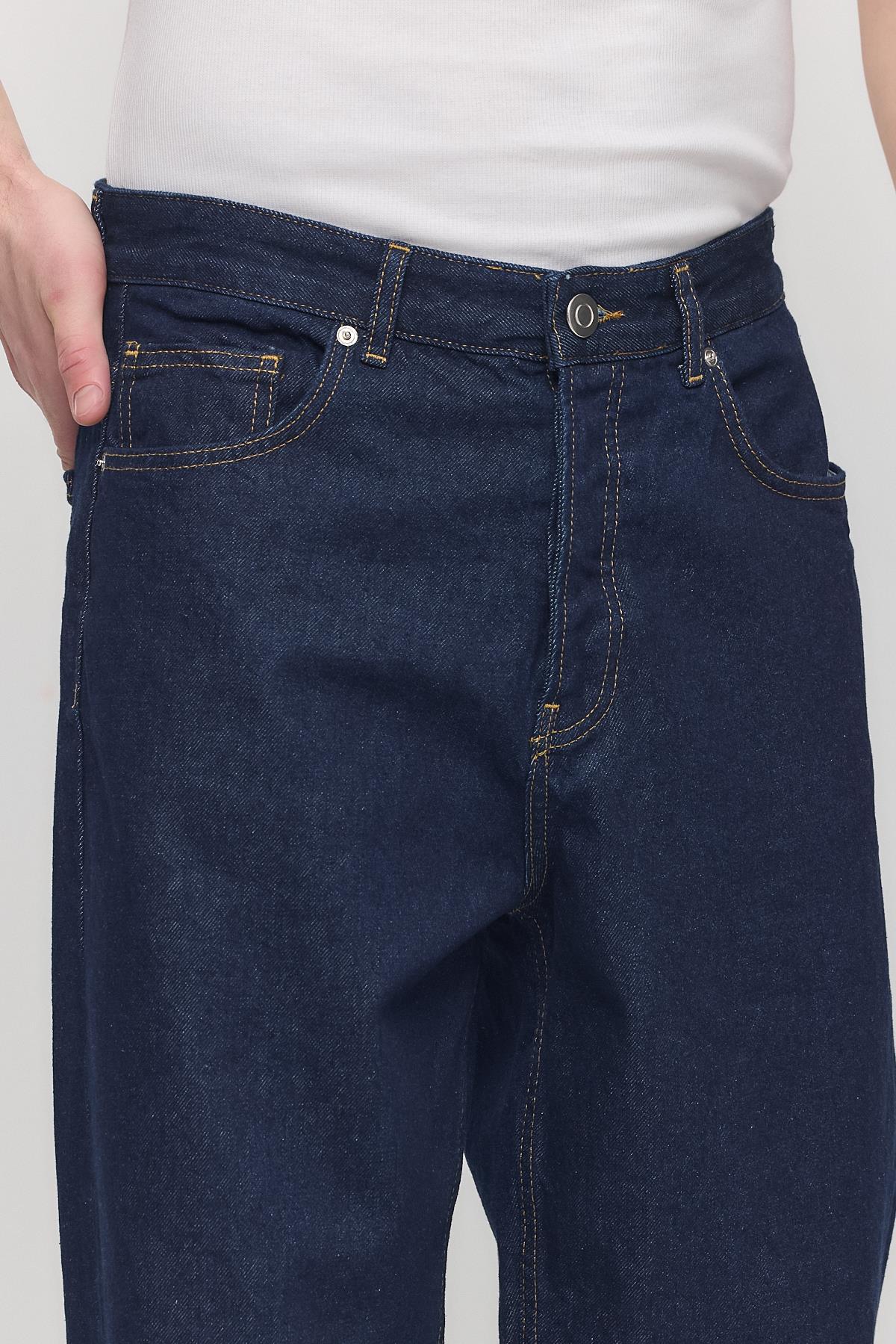 Erkek Rodri Baggy Jeans Lacivert