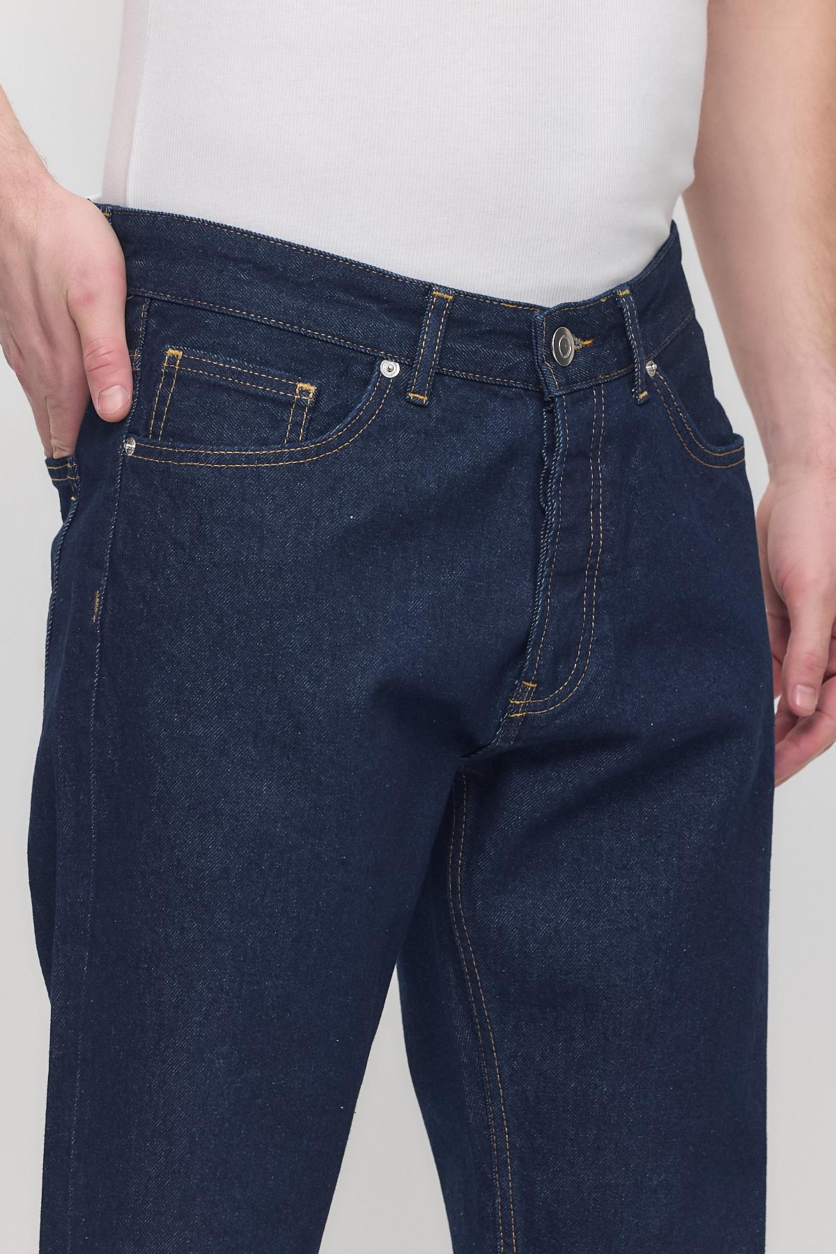Erkek Vini Regular Kot Pantolon Lacivert