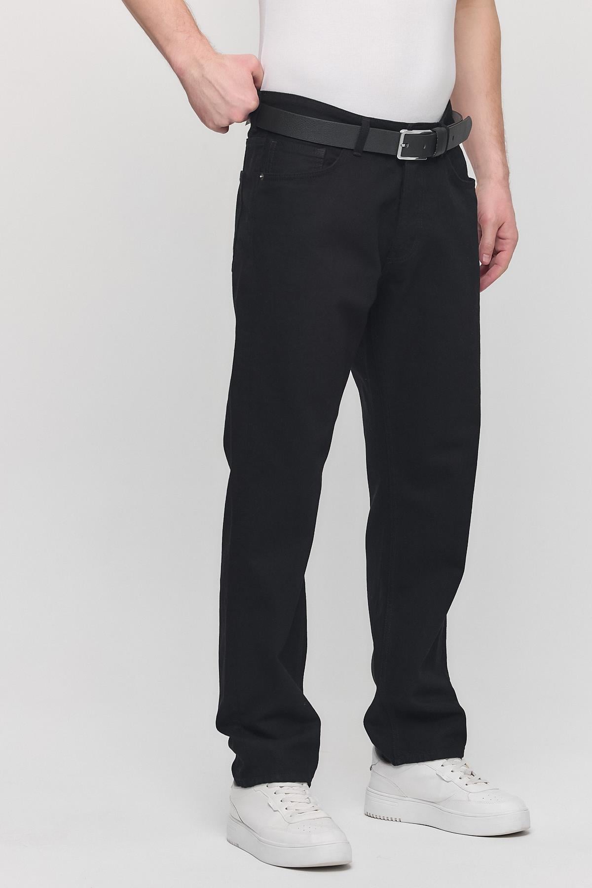 Erkek Vini Regular Kot Pantolon Siyah