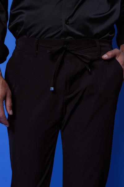 Balos Teknik Kumaş Pantolon Siyah