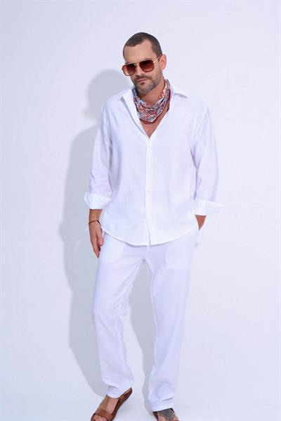 Bello Jogger Pantolon Beyaz